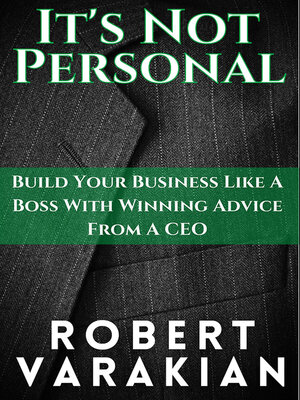cover image of It's Not Personal